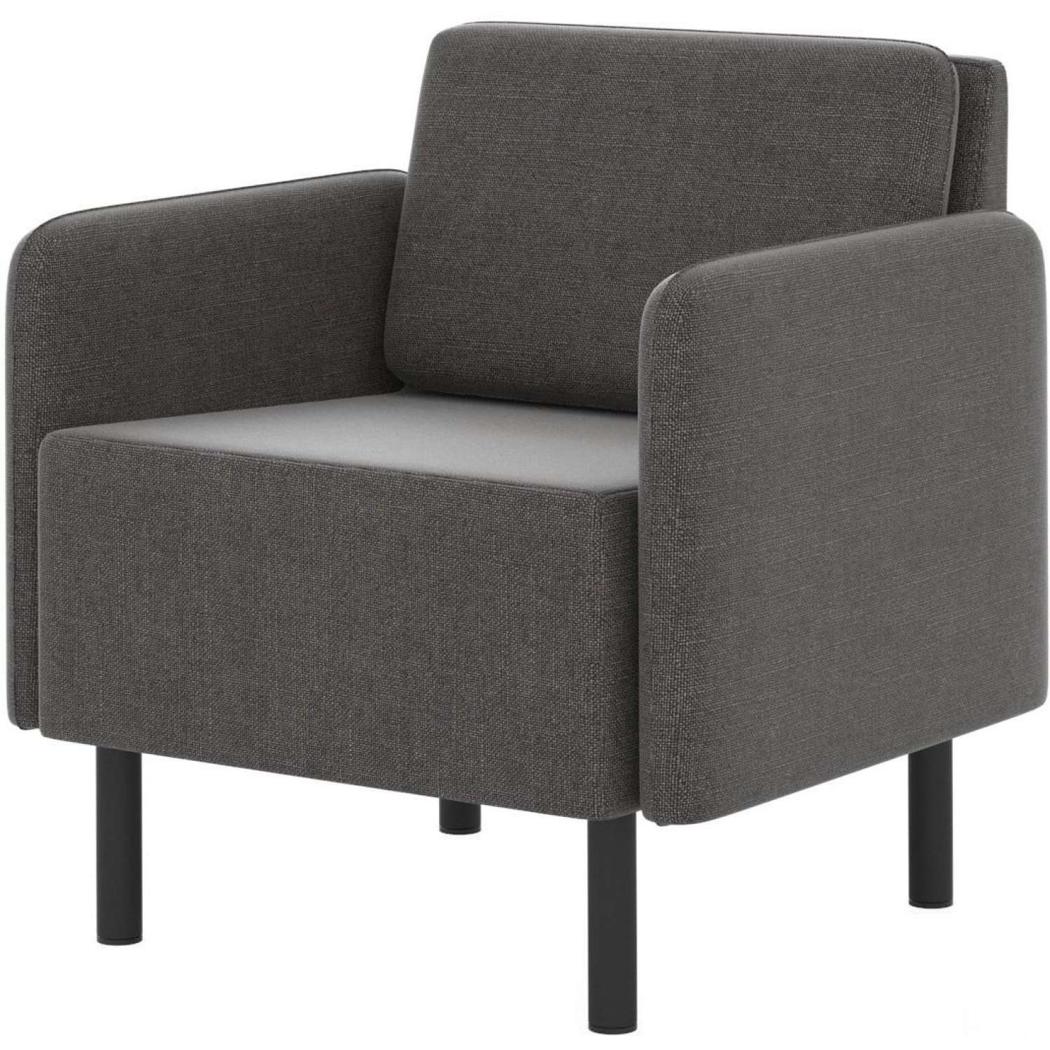 Кресло 0MX_ТF_М27 Select, ткань рогожка серый