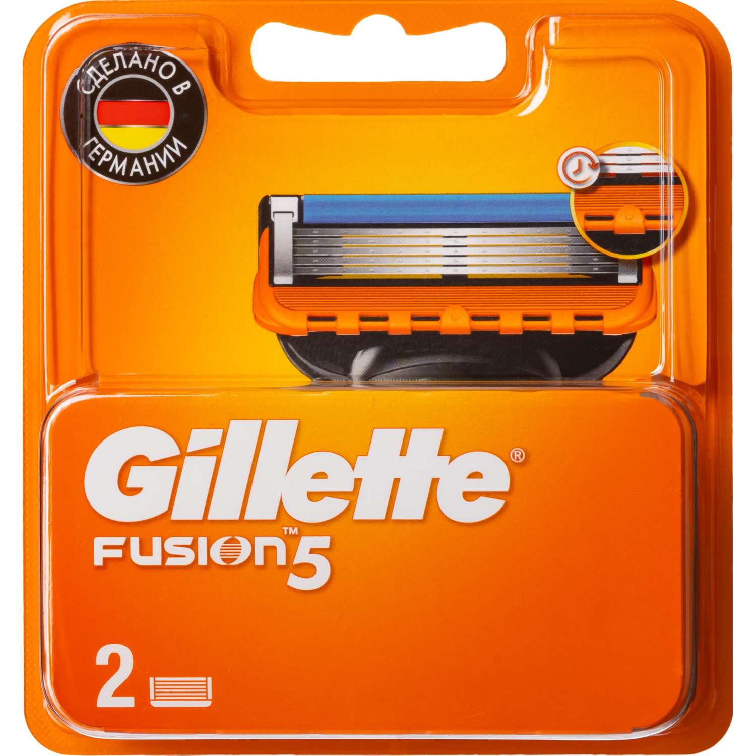 Сменные кассеты для бритья Gillette FUSION  2шт