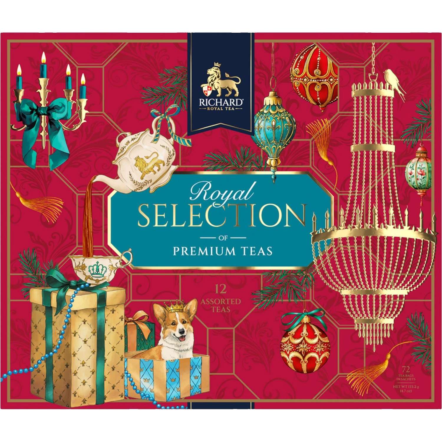 Чай Richard Royal Selection red Ассорти в пакетиках, 72 шт НГ