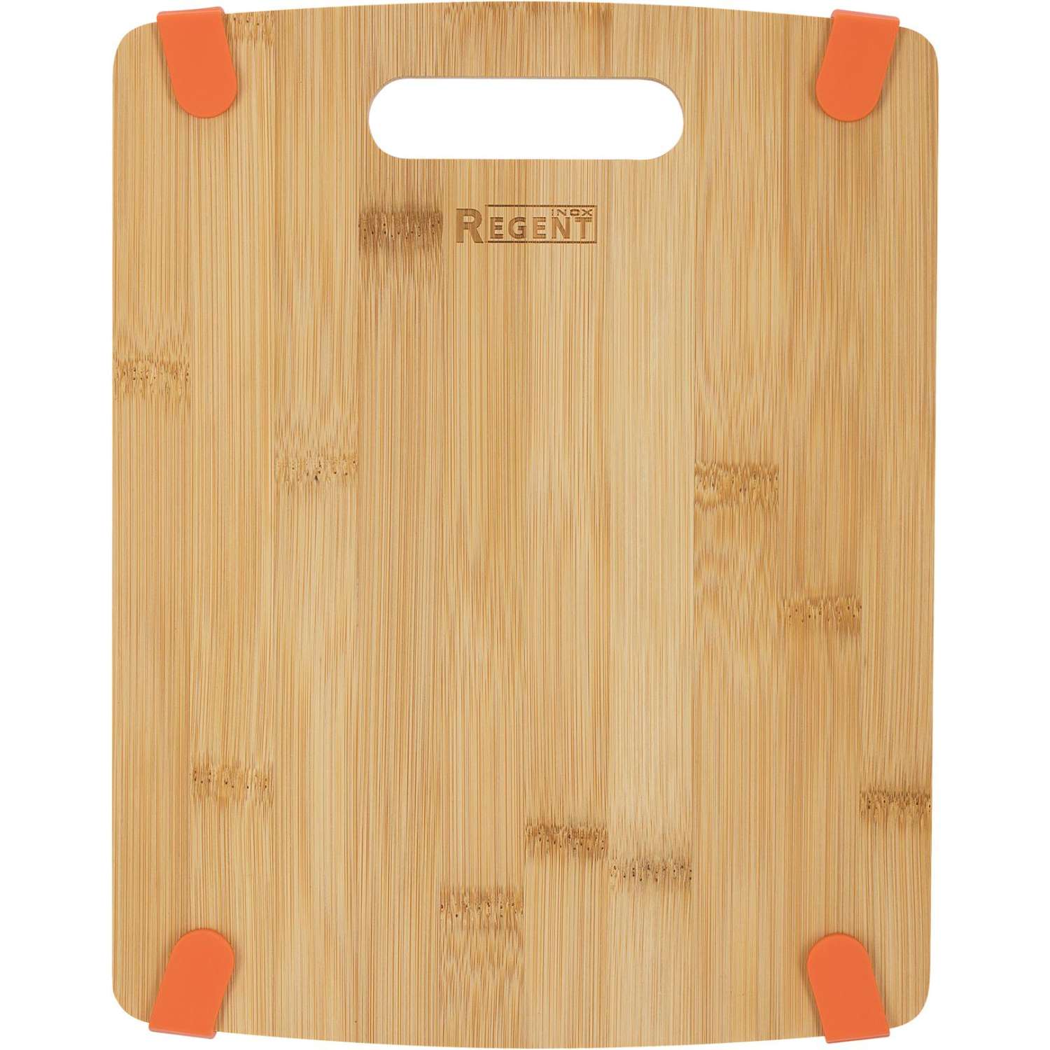 Доска разделочная с силик. вставками 28х22х1,5см, Linea Bamboo