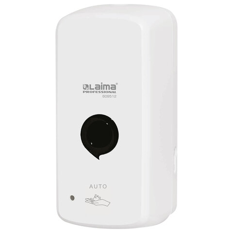 Дозатор для жидкого мыла-пены LAIMA PROFESSIONAL PREMIUM, НАЛИВНОЙ, СЕНСОРНЫЙ, 1л, белый, ABS-пласти