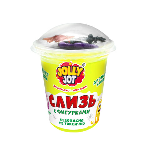 Слайм Слизь с фигурками, насекомые, 200 гр, АССОРТИ 3 вида, JOLLY JOT (ДЖОЛЛИ ДЖОТ),, 666664
