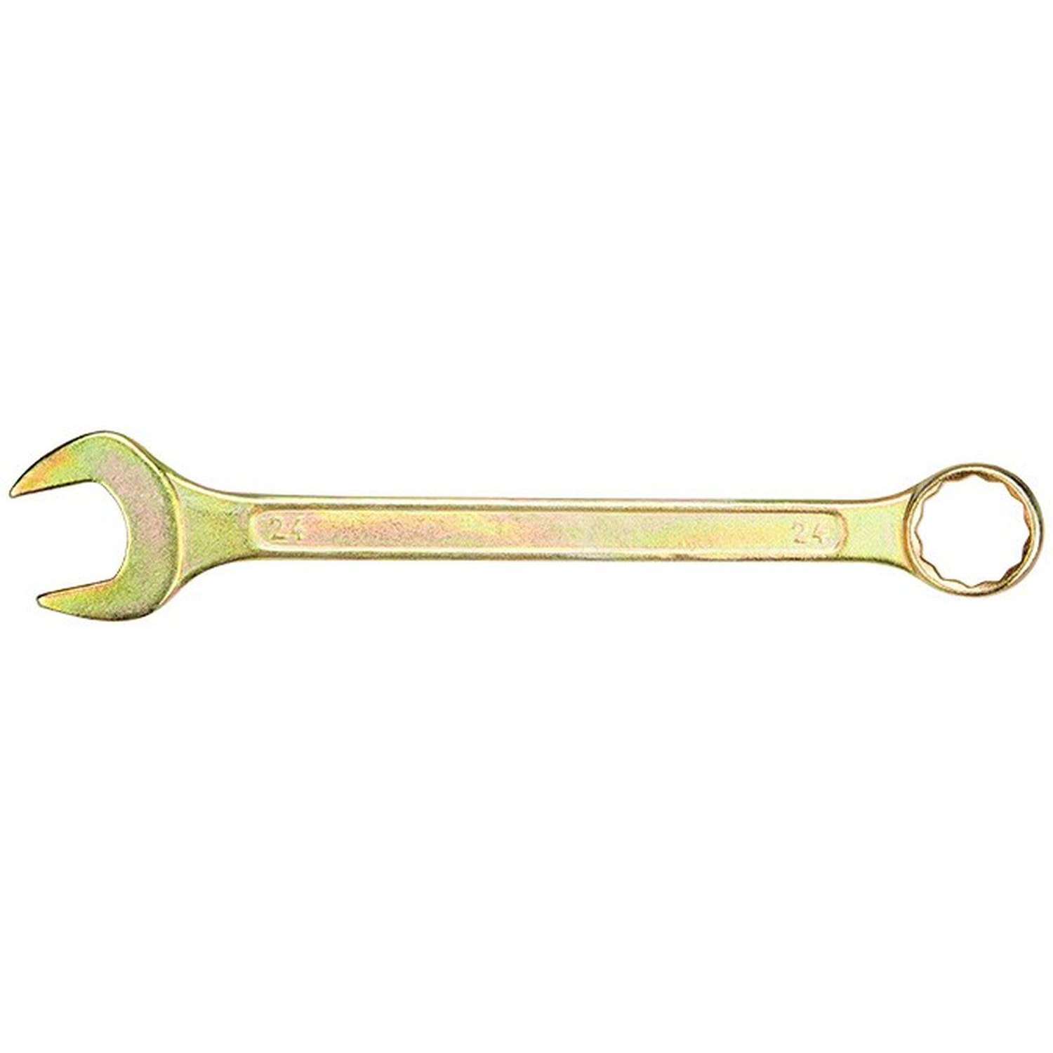 Ключ комбинированный 24мм, желтый цинк REXANT 12-5815-2