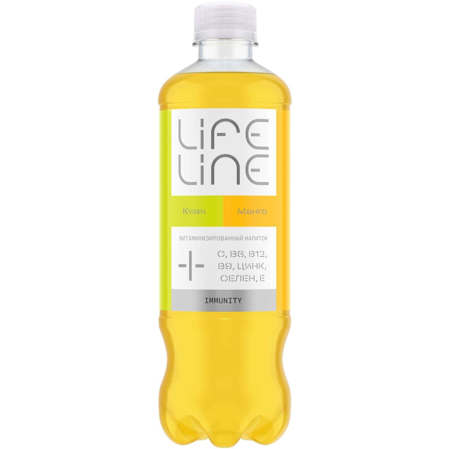 Напиток витаминизир LifeLine Immunity со вкусом манго и киви негаз 0,5л