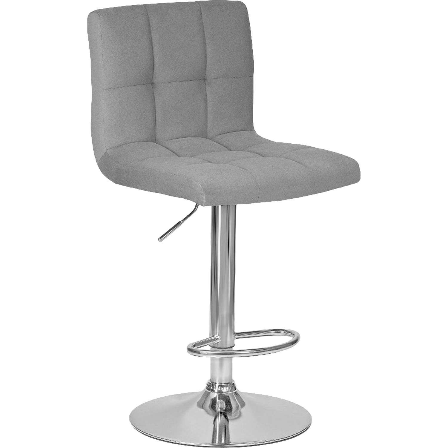 Стул барный LO_DOBRIN CANDY LM-5006_CH-M_V-MJ9-75 серый велюр