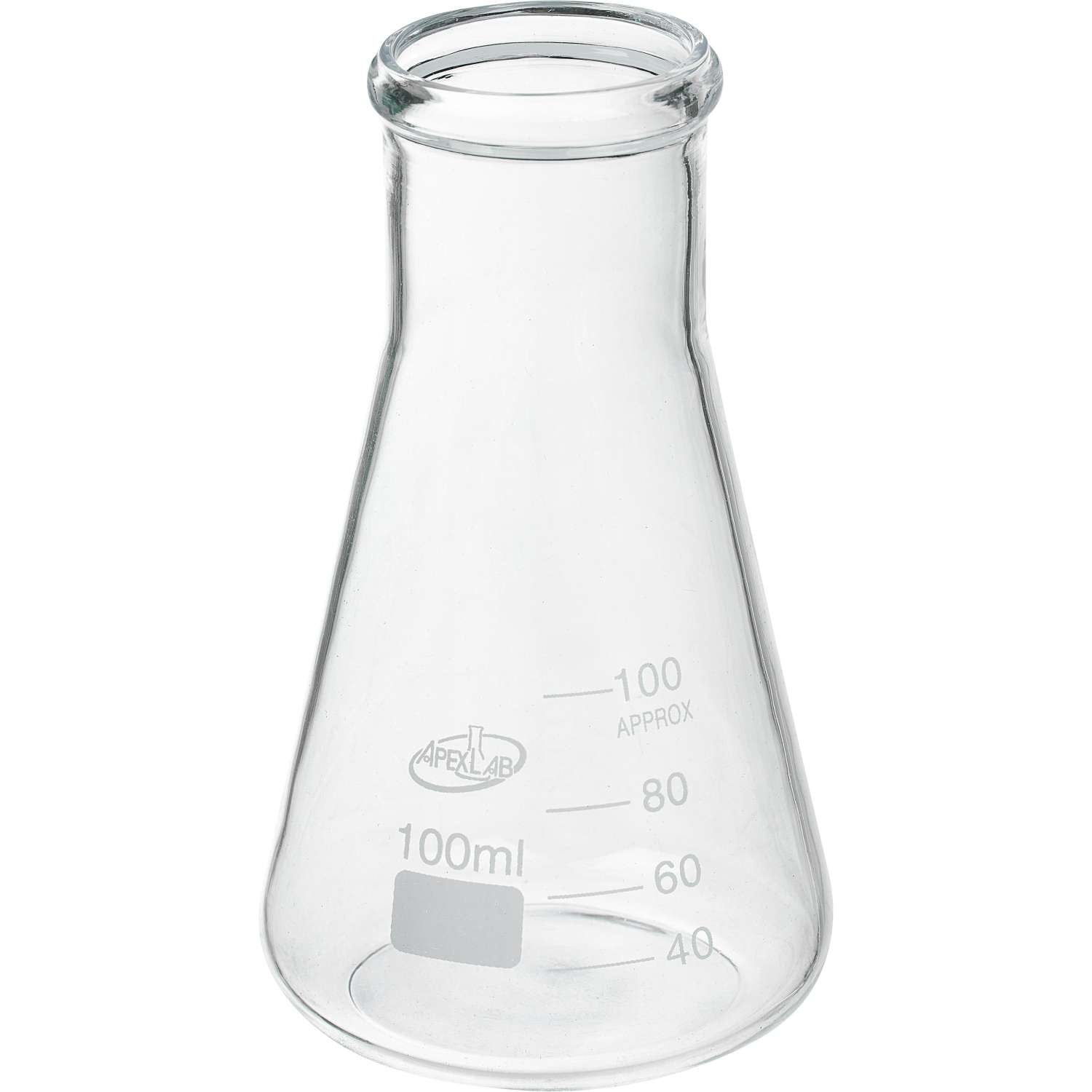 Колба коническая КН-3-100-34, с дел., ТС,  ГОСТ 25336-82 Apexlab