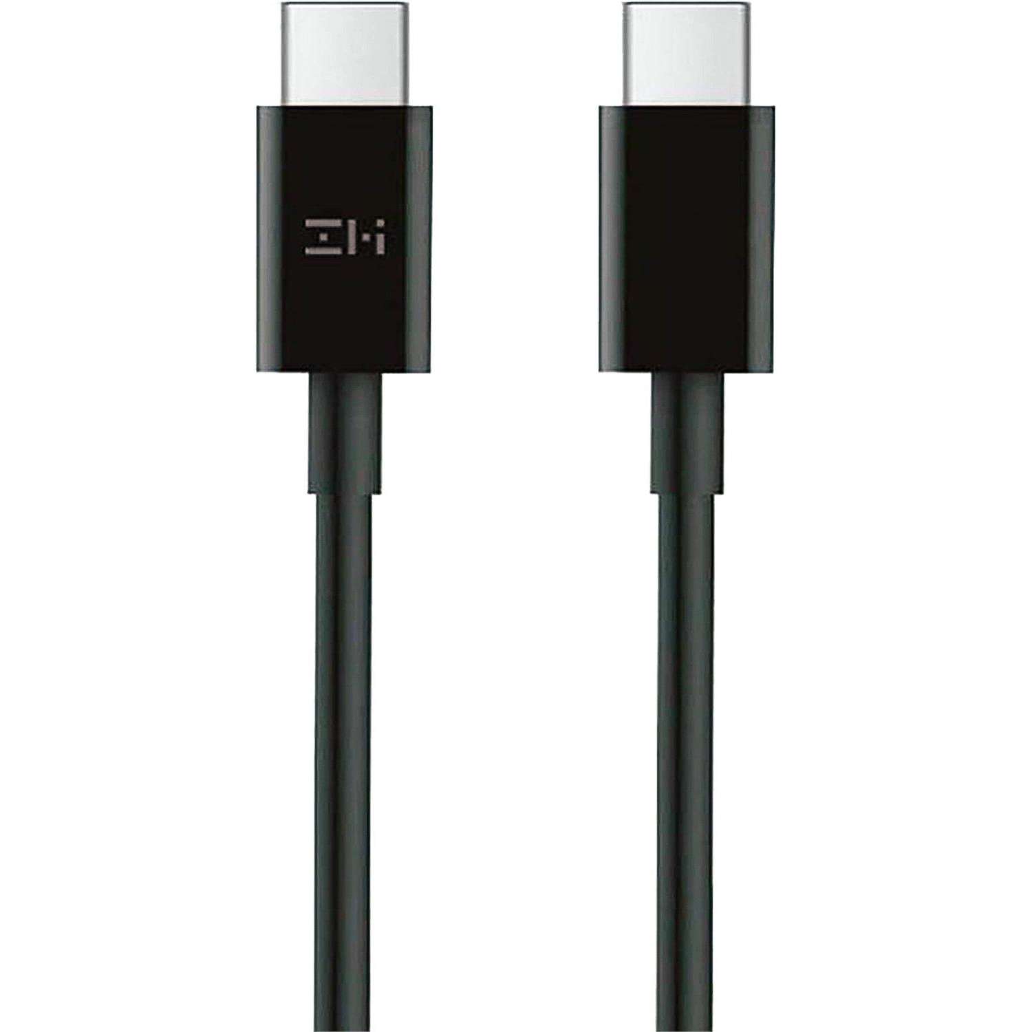 Кабель ZMI USB-C to USB-C cable 5A (1.5m) black 100W (ZMKAL08ECNBK)