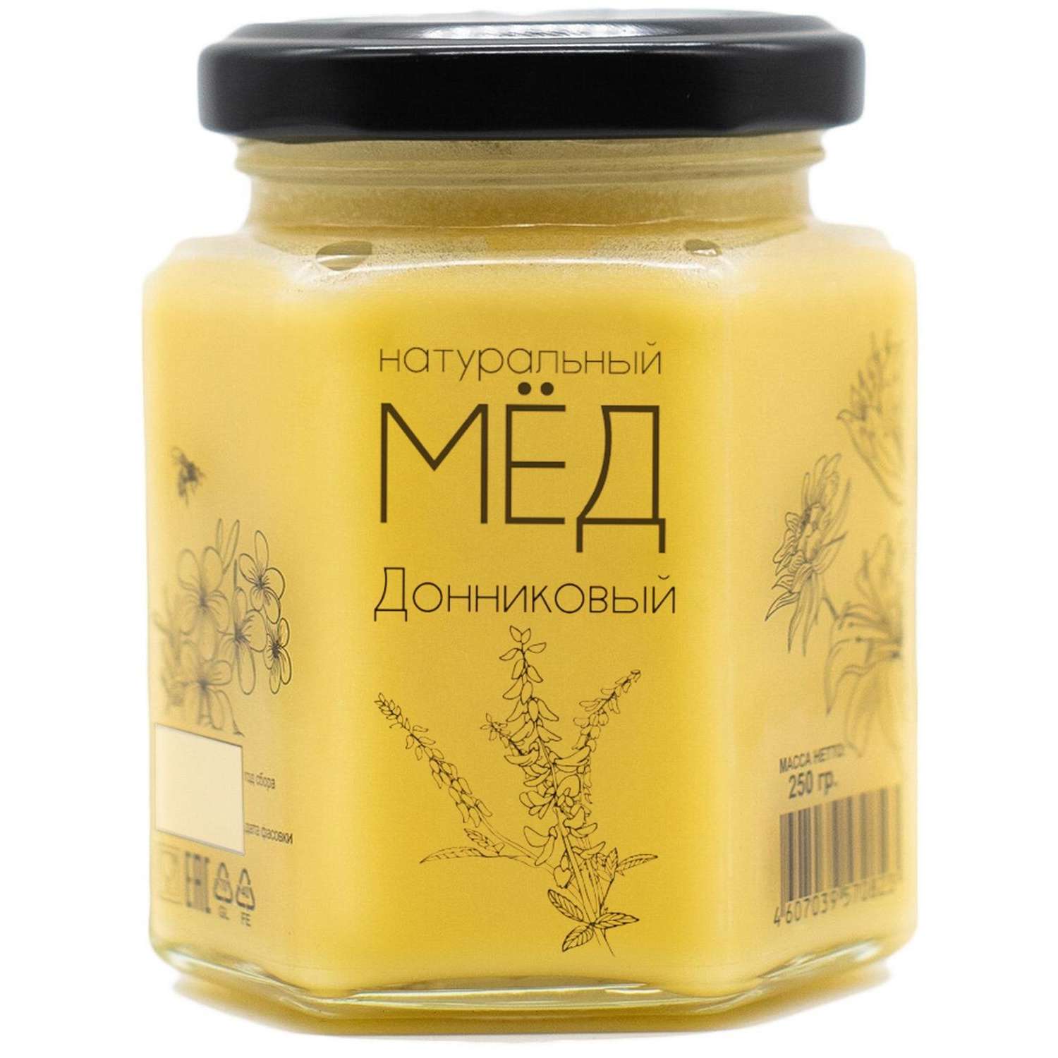 Мед Медовые Вечера натуральный Донниковый 0,25 кг