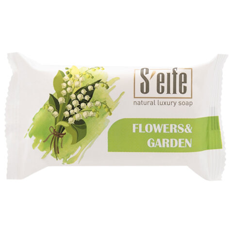 Мыло туалетное 100г S'EIFE "Flowers&Garden" (Цветы и Сад) ММЗ, штампованное, ш/к 9202
