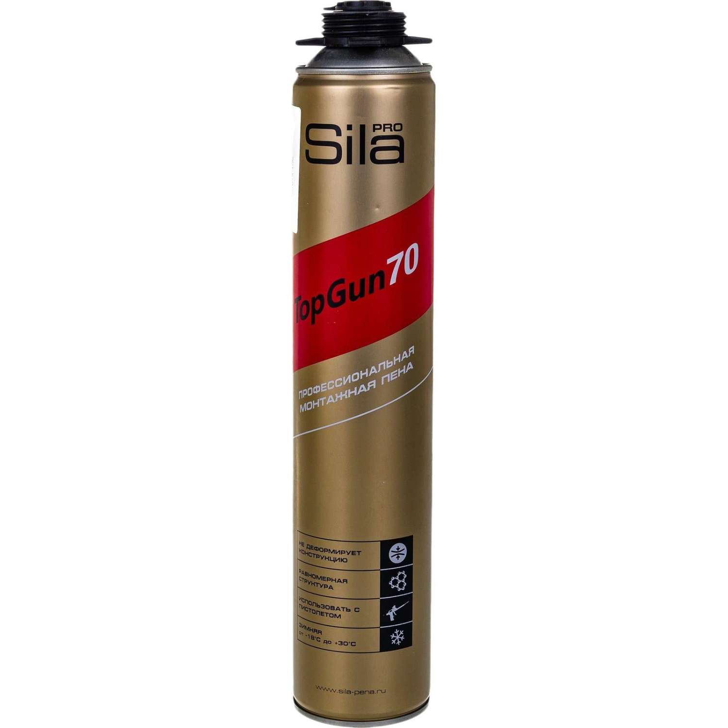 Пена монтажная профессиональная Sila Pro TopGun 70 winter,зима,880мл,A1478Z