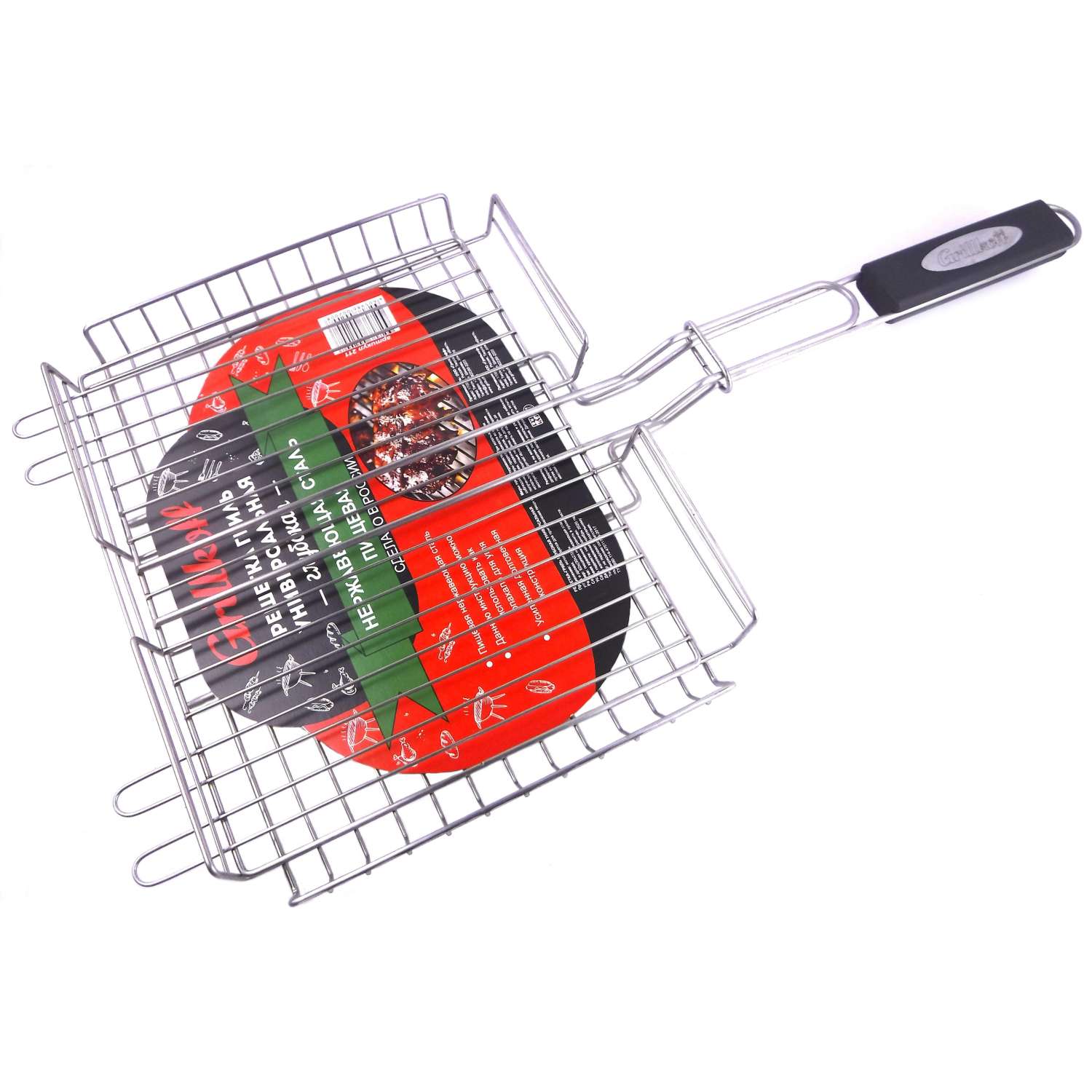 Решетка-гриль глуб. Универсал. из пищ. Нерж. Ст. с петлями для размещ. 337