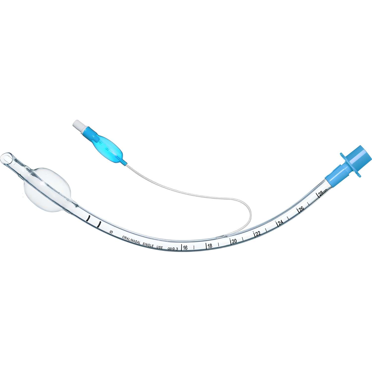 Трубка эндотрахеальная с манжет, тип Мерфи,с РКП №5.0, Alba FS-300 25 шт/уп