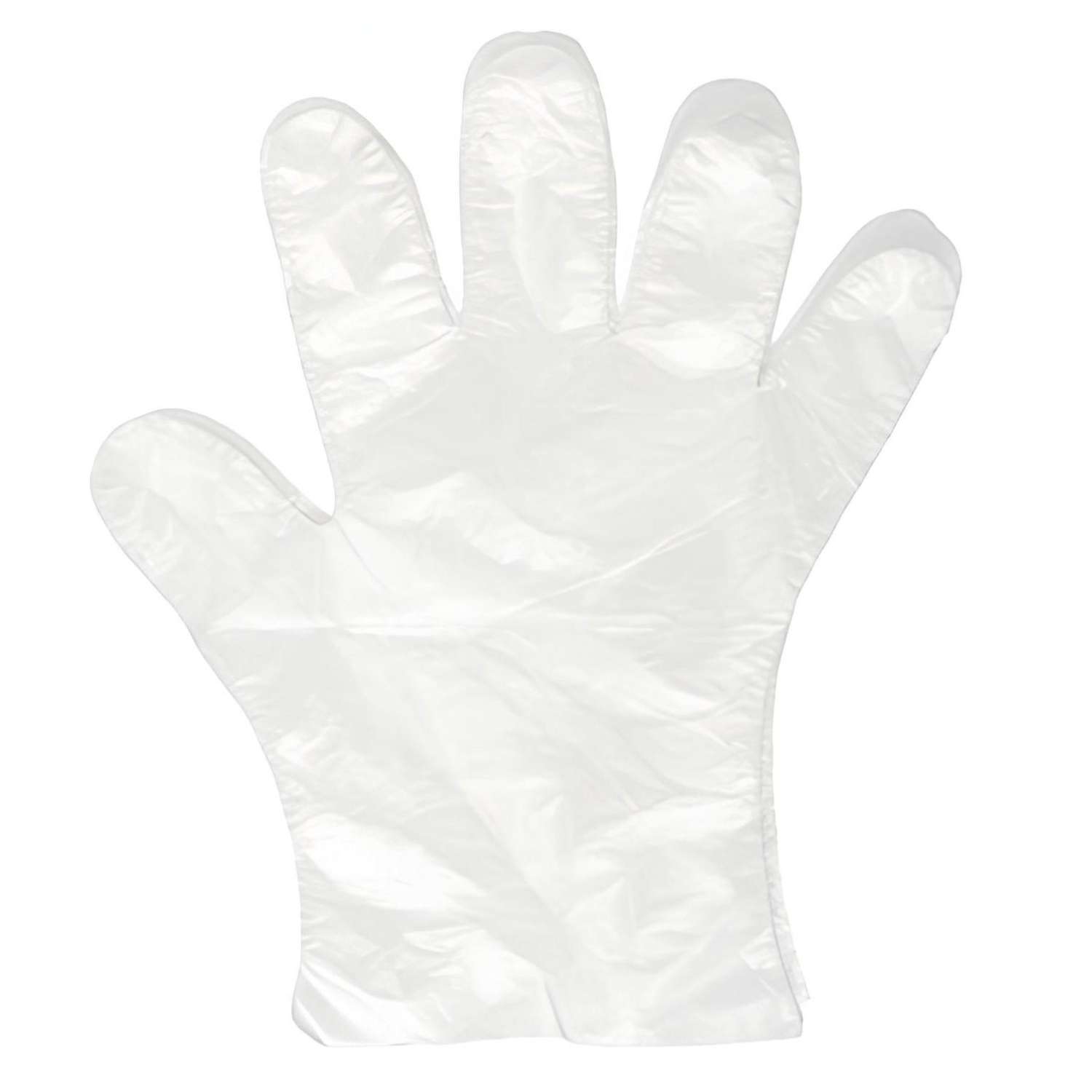 Перчатки полиэтиленовые прозрачные вес 1,2 гр пара (50 пар/уп), КК 2829365