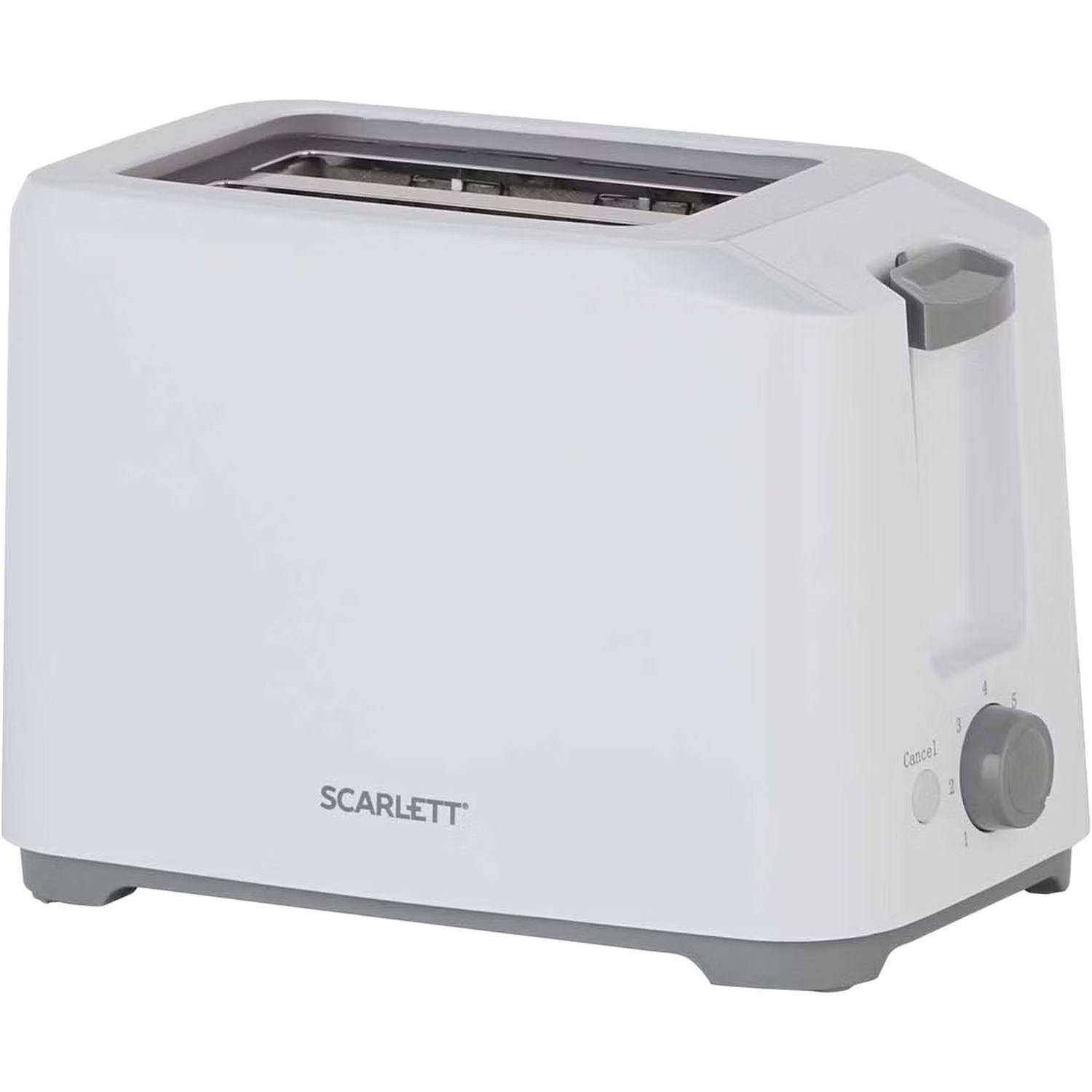 Тостер SCARLETT SC-TM11019, 700Вт, белый