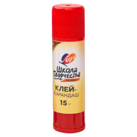 Клей-карандаш ЛУЧ "Школа творчества", 15 г, PVP основа, 29С 1736-08